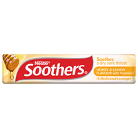 Soothers Honey Lemon Stick 10 Pack