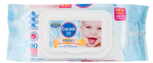 Curash Protect Baby Wipes 80 Pack