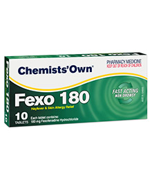Chemist Own Fexo 180mg 10 Tablets