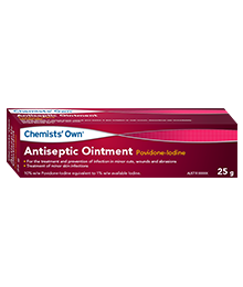Chemists' Own Antiseptic Ointment Povidone Iodine 25g