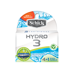Schick Hydro 3 Refill 4 Pack