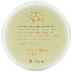 Natio Spa Coconut and Shea Body Butter 250g