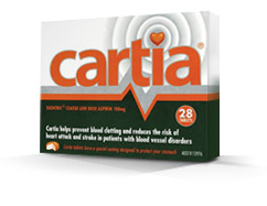 Cartia 100mg Tablet 28