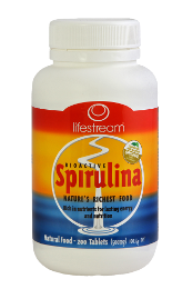 Lifestream Bioactive Spirulina 500mg 200 Tablets