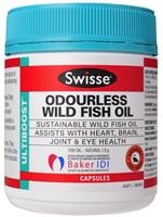 Swisse Ultiboost Odourless Wild Fish Oil 400 Capsules