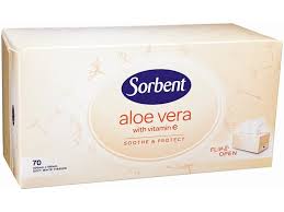 Sorbent Facial Tissue Protect and Soothe Aloe Vera 70