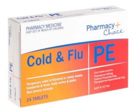 Pharmacy Choice Cold & Flu PE 24 Tablets
