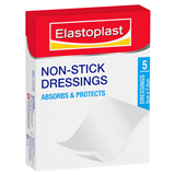 Elastoplast Non Stick Wound Pads 5cmx75cm 5 Pack