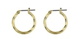 Rossan 19mm Twist Hoop Gold FE4310