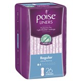 Poise Liners Regular Light Absorbency 26 Liners