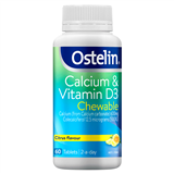 Ostelin Chewable Vitamin D  Calcium 60 Tablets