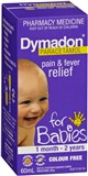 Dymadon Baby 1 month 2yr Colour Free 60ml