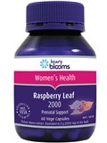 Blooms Raspberry Leaf 2000mg Vege 60 Capsules