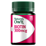 Natures Own 1672 Biotin 300mcg 100