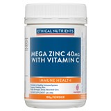 Ethical Nutrients Mega Zinc Powder Raspberry 190g