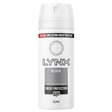 Lynx Antiperspirant Aerosol Black 165ml