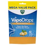 Vicks VapoDrops Butter Menthol 42 Lozenges