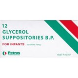 Glycerol Suppositories Infant Petrus 12 Pack
