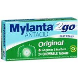 Mylanta 2Go Original Chewable 24 Tablets