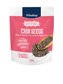 Faulding Superfoods Chia Seeds 250g Packet