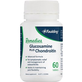 Faulding Remedies Glucosamine & Chondroitin 60 Tablets