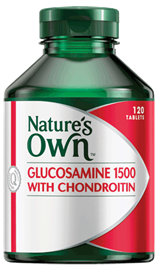 Nature's Own Glucosamine 1500 with Chondroitins 120 Tablets