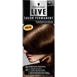 Schwarzkopf Live Salon Permanent 4-0 Medium Brown