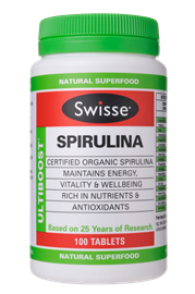 Swisse Ultiboost Spirulina 100 Tablets