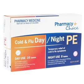Pharmacy Choice Cold & Flu + Cough Day & Night PE 24 Capsules