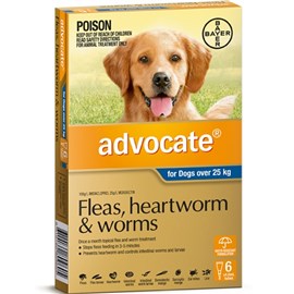 Advocate For Extra Large Dog 6 Pipettes