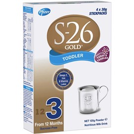 S-26 Gold Toddler Stick Pack 30g 4 Pack