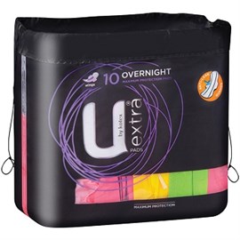 Kotex U Maximum Overnight 10 Pack