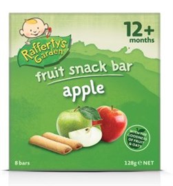 Raffertys 12months Fruit Snacks Bar Apple