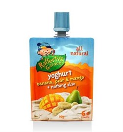 Raffertys 4months Banana Pear & Mango