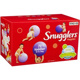 Snugglers Nappies Mega Pack Toddler 72 Pack