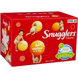 Snugglers Nappies Mega Walker 64 Pack