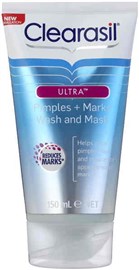 Clearasil Ultra Pimples + Marks Wash and Mask 150mL
