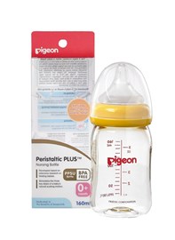 Pigeon Peristaltic Plus Bottle with Peristaltic Plus Nipple 160ml
