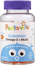 Pentavite Omega + Multivitamin Gummies 60