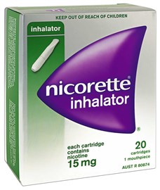 Nicorette Inhalator 15mg 20 Cartridges