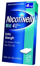 Nicotinell Gum Mint 4mg 24 Pieces