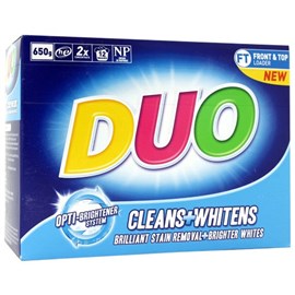 Duo Laundry Powder Cleans & Whitens Powder 650g