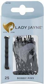 Lady Jane Black Bobby Pins 25 Pack 2607BK
