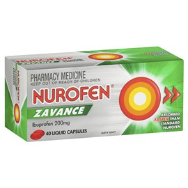 Nurofen Zavance Liquid 40 Capsules