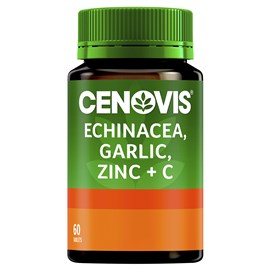 Cenovis Echinacea Garlic Zinc Plus C 60 Tablets
