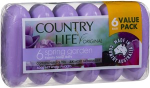 Country Life Spring Garden Soap 6 Pack