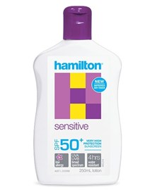 Hamilton Sensitive Lotion 50+ 250ml