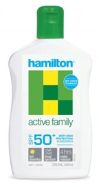 Hamilton Active Family Lotion 50+ 250ml