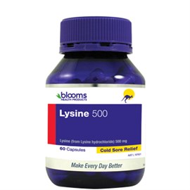 Blooms Lysine 500mg 60 Capsules