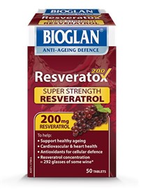 Bioglan Resveratrox 200mg 50s
